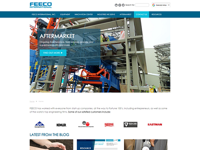 Feeco - another project delivered by Mobiteam some time ago uiux web design agency wordpress design wordpress development