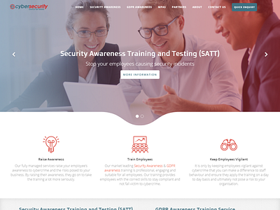 Cyber Security Awarenesss - design and development by Mobiteam branding themes uiux ux design web design agency wordpress design wordpress development