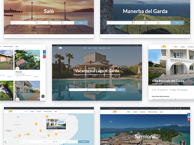 Web Design LagoVacanze Real Estate Agency on Garda Lake