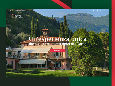 Ristorante Golf Bogliaco agency clubhouse golf club restourant web desgin web design agency website concept