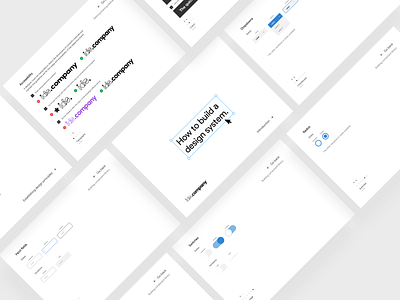 Design System booklet booklet design branding design system digital design