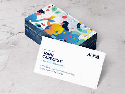 Design: Altrua HealthShare Business Card branding design