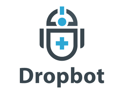 Dropbot Logo Design bot branding logo