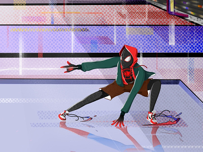 Spider-Man: Into the Spider-Verse fanart graphic illustration marvel marvelapp procreate spider man spiderman