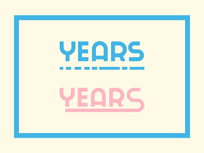 Years apparel beautiful branding culture design fashion flat illustration lettering logo minimal time typogaphy vector web years
