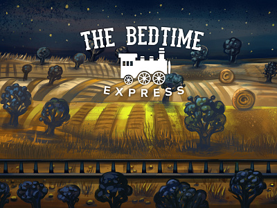 The Bedtime express app bedtime story children illustrated illustration ios tale