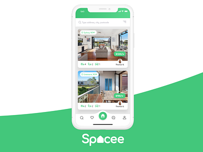 Spacee - Real Estate App app design ios iphone marketplace property real estate ui