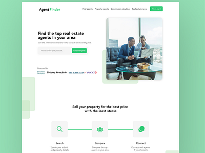 Agent Finder - Landing Page