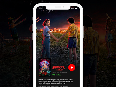 Netflix - Movie Page Redesign - Weekly UI