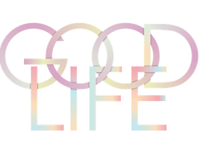 Goodlife Logo branding gradient illustration logo vector