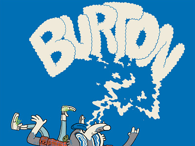 Burton art director burton fashion illustartor illustration snowboard snowboarding trippy tshirt typogaphy