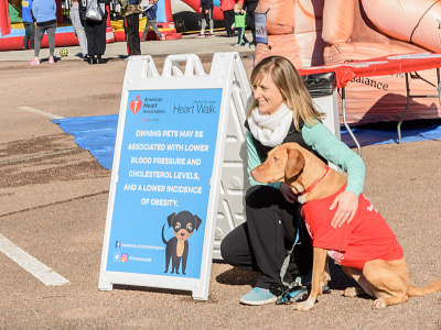 Heart Walk Puppy Signs