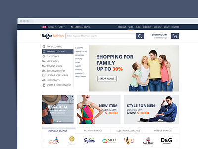 E commerce Templete for Online Shop