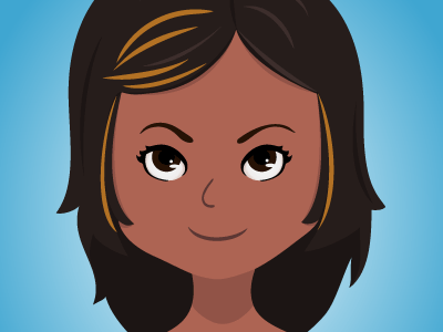 Cartoon Self-portrait adobe illustrator cartoon chibi self portrait