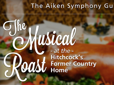 Musical Roast Ad design print