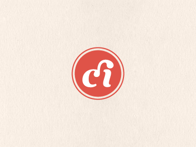 Logo circe logo red typography