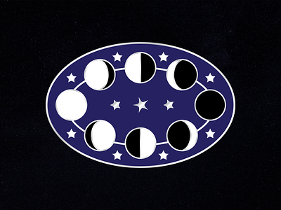 Moon Phases Pin Design