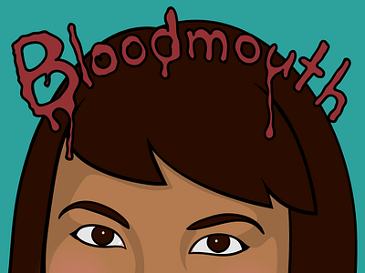 Bloodmouth Portrait illustrator portrait vector work in progress