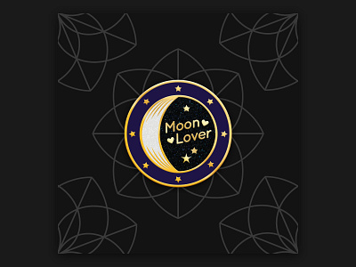 New Moon Lover Enamel Pin