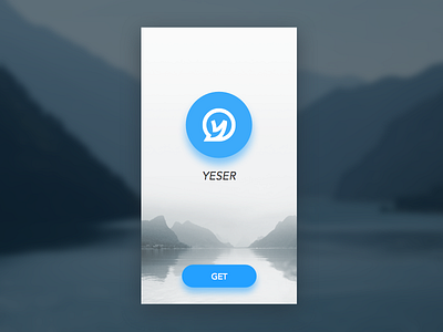 Yeser app blue welcome yeser