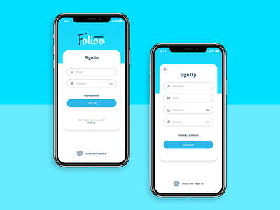 Daily Ui 001 - Signin / Sign Up app blue colorful daily 100 daily 100 challenge daily ui daily ui 001 design logo newbie sign in sign up ui ux