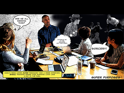 Photoshop comic design - Image editing design