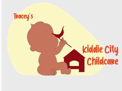 Kiddie City Childcare Logo advertising daycare design graphic design illustration kids logo