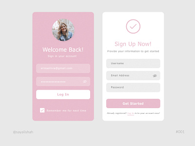 Daily UI #001: Sign Up Screen appdesign dailyui 001 productdesign signup screen