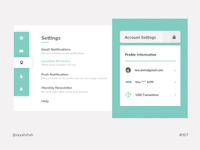 Daily UI #007: Setiings daily ui challenge notification settings page user experience design