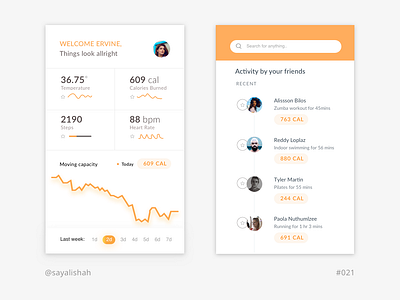 Daily UI #021: Monitoring Dashboard