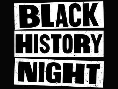 Black History Night black history night branding design houston rockets logo typography vector