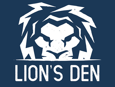 Lions Den Gym Logo branding design gym icon illustration lions den logo vector