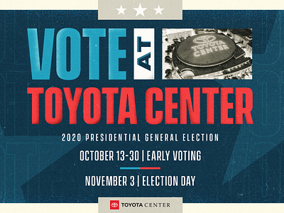 Vote at Toyota Center