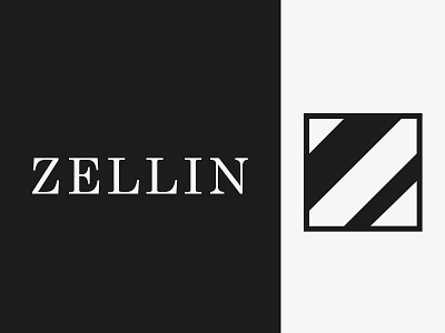 Zellin app black branding clothing design fashion icon logo simple web z logo
