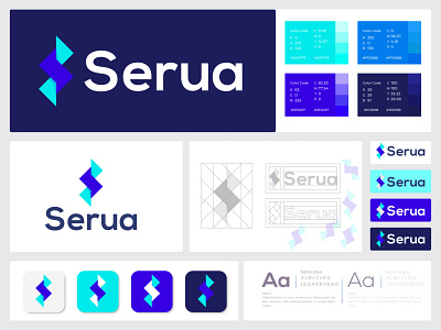 Serua Branding II S letter logo concept abstarct agency app arrow logo best logo design brand designer brand identity brand identity designer branding branding design flat logo mark logodesign logodesigner logotype minimalist modern s s logo technology