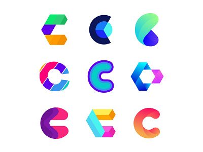 Alphabet Logo Design । C letter logo design agency alphabet logo brand identity branding branding design c letter c logo colorful logo creative logo design gradient illustration letter logo logo logo designer logo mark logotype mobail modern typography