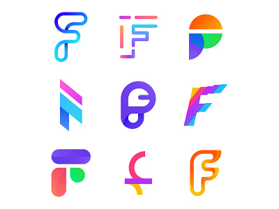 Alphabet Logo Design । F letter logo design agency alphabet logo app logo best logo designer brand identity branding branding design colorful logo creative logo design f f logo f mark gradient illustration letter logo logo collection logo designer modern typography