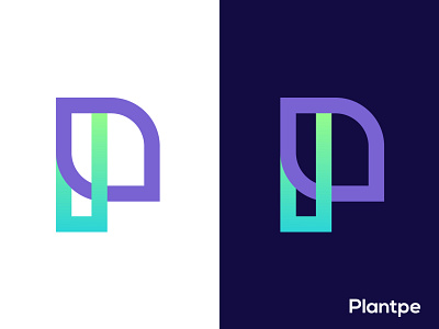 P Letter Logo Design for Plantpe Company abstract agency app brand identity branding concept corporate creative logo gradient leaf logo letter design letter logo logo designer logo mark logotype minimalism modern p p letter plant logo