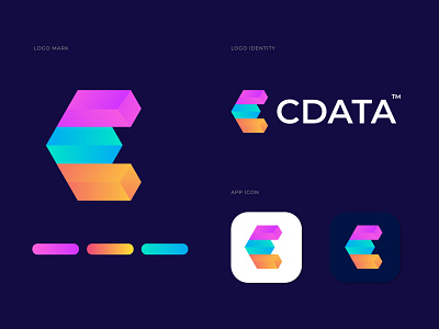 CDATA branding logo design - c letter logo abstract agency brand identity branding branding design c letter c logo colorful logo creative logo design gradient gradient logo illustration letter logo logo designer logo mark logotype modern logo print typogaphy