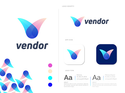 Modern Letter V Logo Design for vendor agency app icon app logo brand and identity branding agency branding design branding logo designer business identity letter logo lettering logo logo mark logodesign logodesigns logotype minimal modern logo v v logo v mark