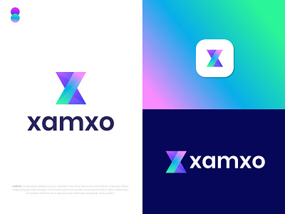 X letter logo design abstract alphabet brand identity branding design creative logo gradient graphic designer icon letter logo letter logo design logo design logo designer logo mark logotype modern logo typography x letter logo x modern logo