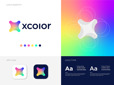 Colorful X letter logo design for xcolor (unused) abstract art abstract logo agency brand identity branding colorful logo creative logo designer gradient logo graphicdesign letter logo logo logo designer logo mark modern colorful logo modern logo typography x x letter logo x logo