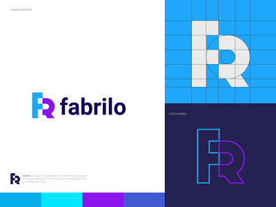 fabrilo logo design app logo brand identity branding branding design company logo corporate creative logo letter f letter r logo logo design trend logo idea logodesign logodesigner logomark logotype modern logo r logo design typography vector