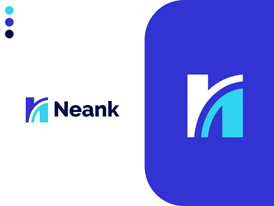 Neank Logo Design - N letter logo agency app icon design brand identity branding designer branding logo flat logo identity designer illustration letter logo logo logo designer logo mark logodesign minimal logo modern logo n n logo n mark typography ui