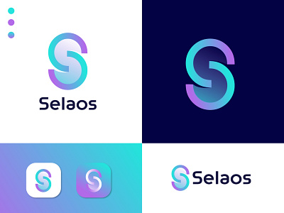 modern S letter logo design for SeIaos agency app icon app logo brand and identity branding branding agency branding design business identity letter logo lettering logo logo mark logodesign logodesigns logotype minimal modern logo s letter logo s logo s mark