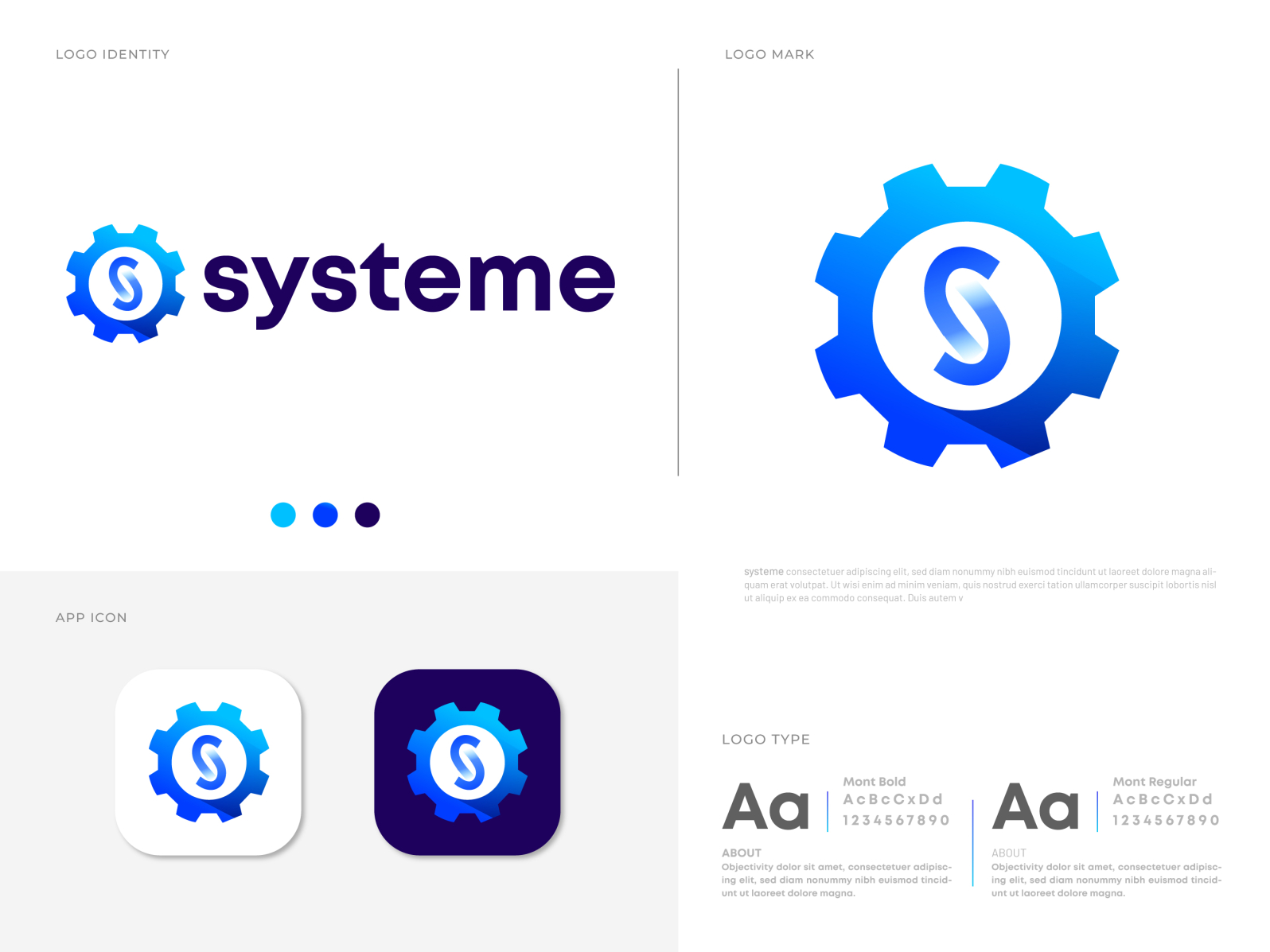 Logo Design concept for systeme by Eashin Arafath on Dribbble