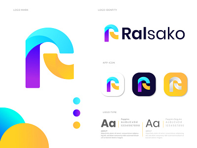 Branding (R+S) Logo Design for Ralsako abstract best designer brand identity branding branding design agency colorful app creative logo illustration letter logo letter mark monogram logo animation logo design branding logo designer logodesign logotype modern logo design s trending trendy