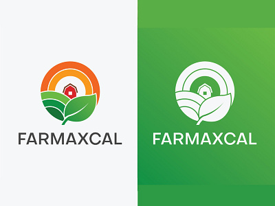 FARMAXCAL LOGO agency agency website brand identity branding design creative logo creative logos negative space development icon farm farmer farmers market farming farmlogo house logo industry latter logo logo logo mark logos modern logo professional logo