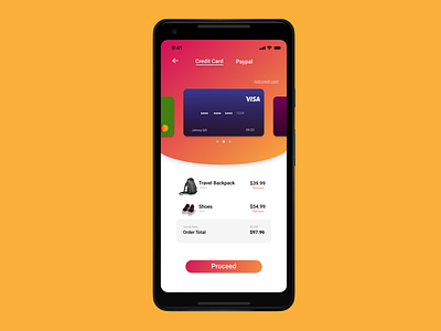 Daily UI Challenge 002 - Credit card checkout