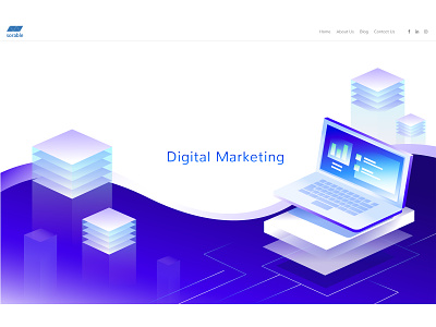 Digital Marketing branding digital marketing digital marketing agency digital marketing company illustration ui vector